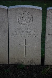 Lijssenthoek Military Cemetery - Robinson, John Morgan