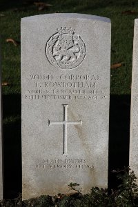 Lijssenthoek Military Cemetery - Rowbotham, Thomas