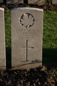 Lijssenthoek Military Cemetery - Ruddock, B C