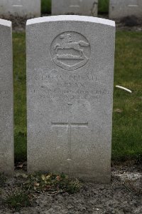 Lijssenthoek Military Cemetery - Ryan, J