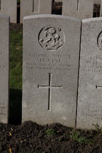 Lijssenthoek Military Cemetery - Rye, Henry John