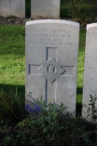 Lijssenthoek Military Cemetery - Sandercombe, James