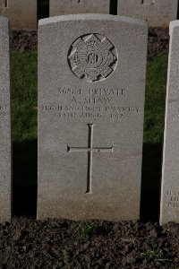 Lijssenthoek Military Cemetery - Shaw, A