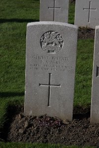 Lijssenthoek Military Cemetery - Sparks, Ernest