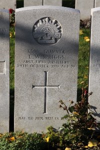 Lijssenthoek Military Cemetery - Spriggs, Ernest William