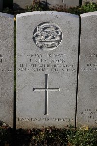 Lijssenthoek Military Cemetery - Stevenson, J