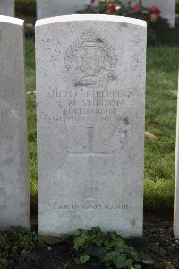 Lijssenthoek Military Cemetery - Stimson, Eric Malcolm