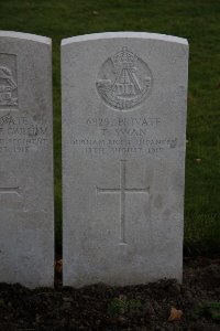 Lijssenthoek Military Cemetery - Swan, Thomas Algernon