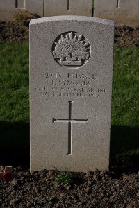 Lijssenthoek Military Cemetery - Symonds, James