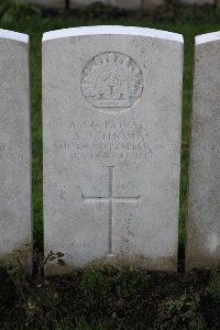 Lijssenthoek Military Cemetery - Thomas, Alfred Joseph
