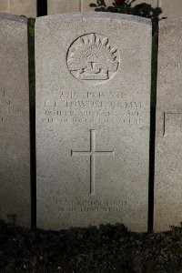 Lijssenthoek Military Cemetery - Townsend, Francis Frederick