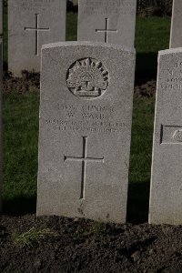 Lijssenthoek Military Cemetery - Ward, William