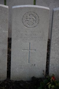 Lijssenthoek Military Cemetery - Ware, Ernest Mark