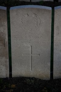Lijssenthoek Military Cemetery - Warren, Arthur Uaska