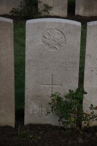 Lijssenthoek Military Cemetery - Waterfall, Albert