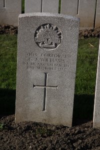 Lijssenthoek Military Cemetery - Williams, George Joseph