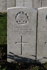 Lijssenthoek Military Cemetery - Williams, George Edward James