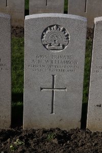 Lijssenthoek Military Cemetery - Williamson, Arthur Harold