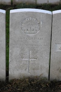 Lijssenthoek Military Cemetery - Wilson, Bert