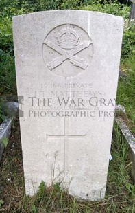 SOUTHAMPTON OLD CEMETERY - MATTHEWS, J T