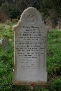 SOUTHAMPTON OLD CEMETERY - MEWETT, A G