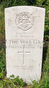 SOUTHAMPTON OLD CEMETERY - PARSONS, WILLIE