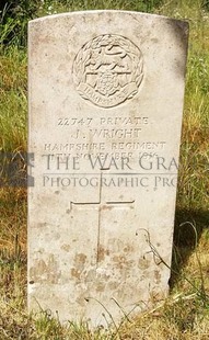 SOUTHAMPTON OLD CEMETERY - WRIGHT, J