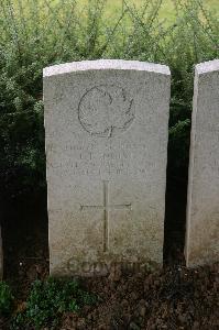 Dury Mill British Cemetery - Bannister, A J
