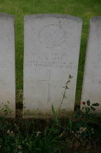 Dury Mill British Cemetery - Bell, Norval Delbert