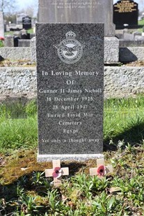 ANTRIM NEW CEMETERY - NICHOLL, JAMES (SAMUEL)