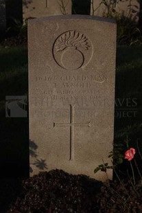 RUE-DES-BERCEAUX MILITARY CEMETERY, RICHEBOURG-L'AVOUE - ARNOLD, J