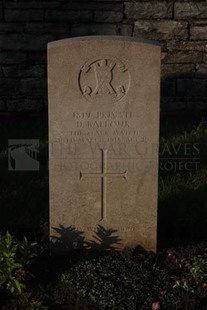 RUE-DES-BERCEAUX MILITARY CEMETERY, RICHEBOURG-L'AVOUE - BALFOUR, DAVID