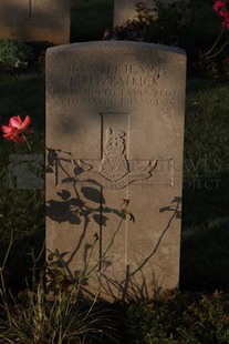 RUE-DES-BERCEAUX MILITARY CEMETERY, RICHEBOURG-L'AVOUE - FITZPATRICK, L