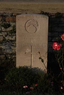 RUE-DES-BERCEAUX MILITARY CEMETERY, RICHEBOURG-L'AVOUE - FORSTER, J B
