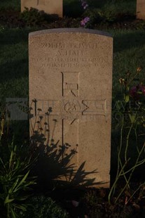 RUE-DES-BERCEAUX MILITARY CEMETERY, RICHEBOURG-L'AVOUE - HALE, A