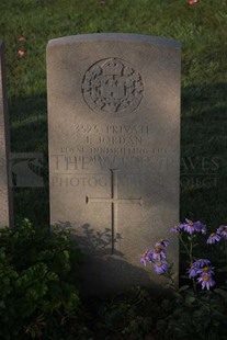 RUE-DES-BERCEAUX MILITARY CEMETERY, RICHEBOURG-L'AVOUE - JORDAN, J