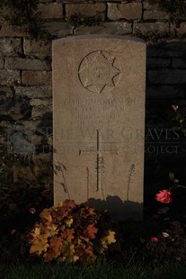 RUE-DES-BERCEAUX MILITARY CEMETERY, RICHEBOURG-L'AVOUE - LONERGAN, J