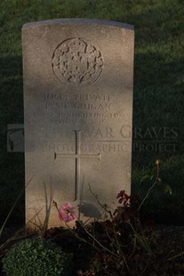 RUE-DES-BERCEAUX MILITARY CEMETERY, RICHEBOURG-L'AVOUE - McGUIGAN, P
