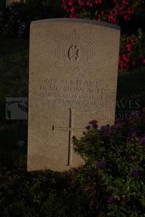 RUE-DES-BERCEAUX MILITARY CEMETERY, RICHEBOURG-L'AVOUE - McMONEAGLE, D