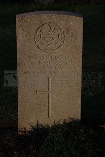 RUE-DES-BERCEAUX MILITARY CEMETERY, RICHEBOURG-L'AVOUE - MUNDAY, WILLIAM PERCIVAL