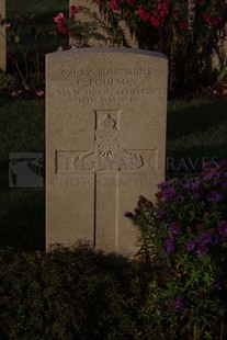 RUE-DES-BERCEAUX MILITARY CEMETERY, RICHEBOURG-L'AVOUE - POULSON, C