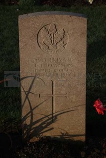 RUE-DES-BERCEAUX MILITARY CEMETERY, RICHEBOURG-L'AVOUE - THOMPSON, J