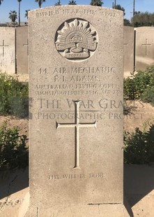 BAGHDAD (NORTH GATE) WAR CEMETERY - ADAMS, FRANCIS LUKE