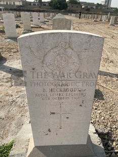 BAGHDAD (NORTH GATE) WAR CEMETERY - HECKROODT, BENJAMIN