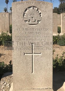 BAGHDAD (NORTH GATE) WAR CEMETERY - MUNRO, JAMES