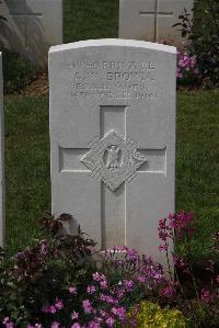 Forceville Communal Cemetery And Extension - Brown, Alexander Webster