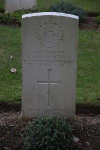 Hermies British Cemetery - Anderson, Law
