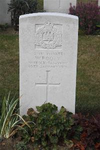 Les Baraques Military Cemetery Sangatte - Booty, W