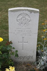 Les Baraques Military Cemetery Sangatte - Brecknell, E