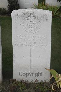 Les Baraques Military Cemetery Sangatte - Brough, H G